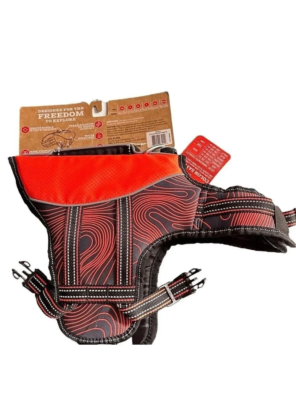 High-Visibility Orange Dog‎ Safety Vest